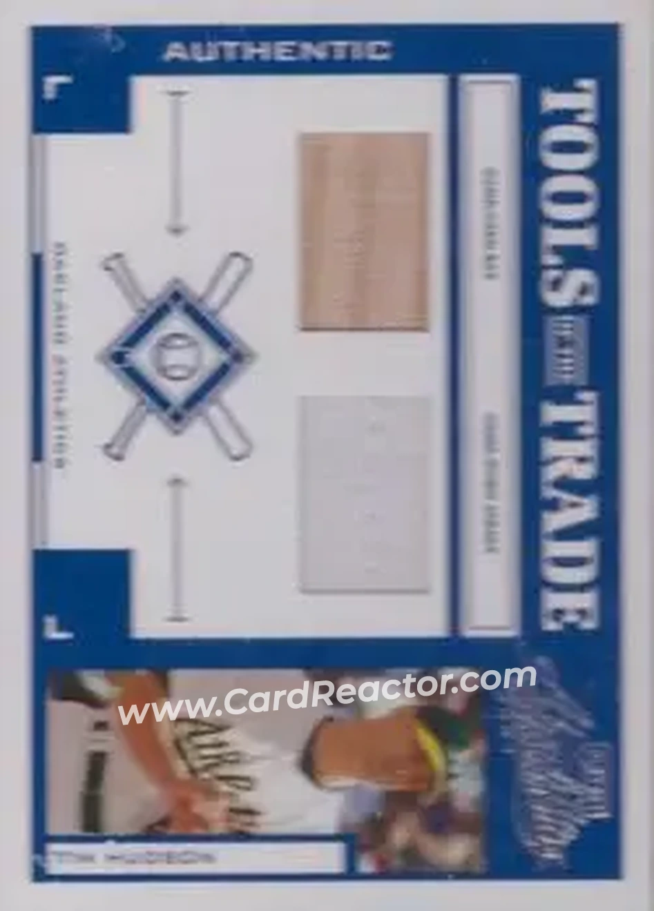 2004 Playoff Absolute Memorabilia - Tools of the Trade Material Combo #TT-138 - Tim Hudson - Oakland Athletics - Front
