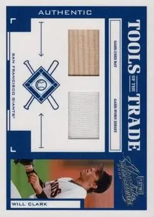 2004 Playoff Absolute Memorabilia - Tools of the Trade Material Combo #TT-150 - Will Clark - San Francisco Giants