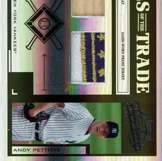 2004 Playoff Absolute Memorabilia - Tools of the Trade Material Combo PS #TT-13 - Andy Pettitte - New York Yankees