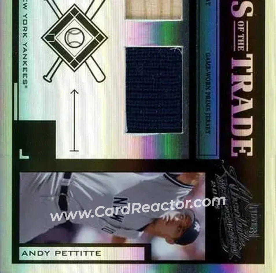 2004 Playoff Absolute Memorabilia - Tools of the Trade Material Combo PS #TT-14 - Andy Pettitte - New York Yankees - Front