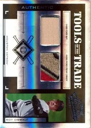 2004 Playoff Absolute Memorabilia - Tools of the Trade Material Combo PS #TT-130 - Roy Oswalt - Houston Astros