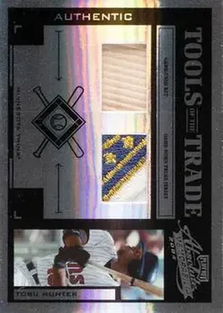 2004 Playoff Absolute Memorabilia - Tools of the Trade Material Combo PS #TT-145 - Torii Hunter - Minnesota Twins