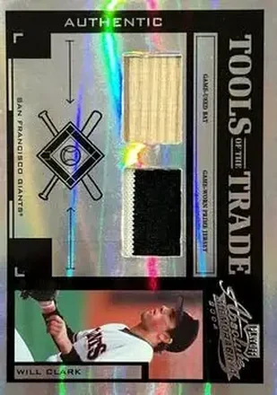 2004 Playoff Absolute Memorabilia - Tools of the Trade Material Combo PS #TT-150 - Will Clark - San Francisco Giants