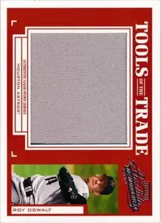 2004 Playoff Absolute Memorabilia - Tools of the Trade Material Single Jumbo #TT-130 - Roy Oswalt - Houston Astros