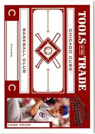 2004 Playoff Absolute Memorabilia - Tools of the Trade Red #TT-91 - Mark Prior - Chicago Cubs