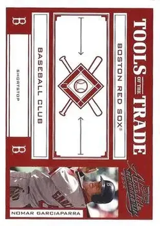 2004 Playoff Absolute Memorabilia - Tools of the Trade Red #TT-110 - Nomar Garciaparra - Boston Red Sox
