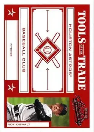 2004 Playoff Absolute Memorabilia - Tools of the Trade Red #TT-130 - Roy Oswalt - Houston Astros
