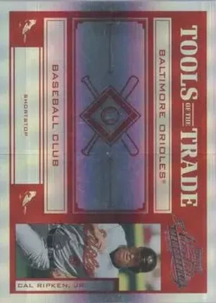 2004 Playoff Absolute Memorabilia - Tools of the Trade Red Spectrum #TT-24 - Cal Ripken - Baltimore Orioles