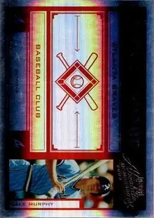 2004 Playoff Absolute Memorabilia - Tools of the Trade Red Spectrum #TT-37 - Dale Murphy - Atlanta Braves