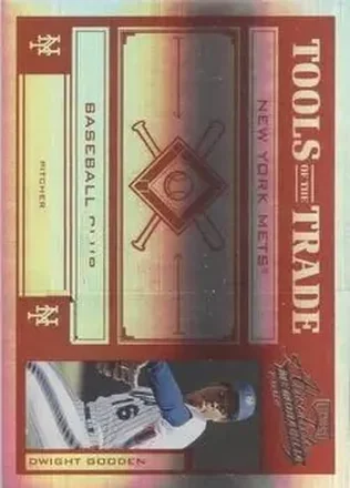 2004 Playoff Absolute Memorabilia - Tools of the Trade Red Spectrum #TT-45 - Dwight Gooden - New York Mets