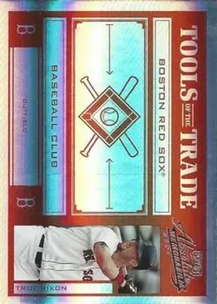 2004 Playoff Absolute Memorabilia - Tools of the Trade Red Spectrum #TT-146 - Trot Nixon - Boston Red Sox