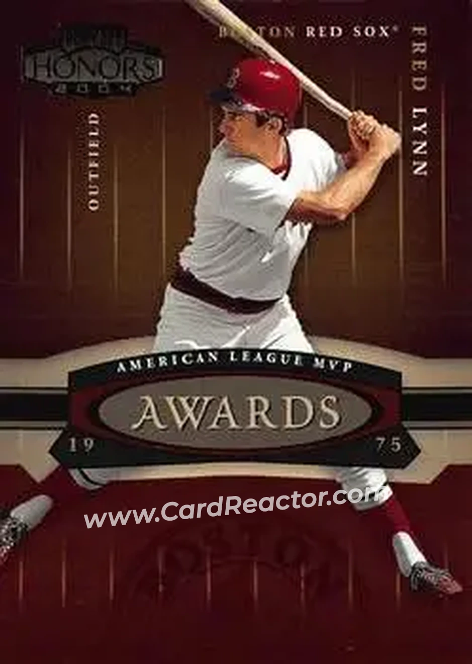 2004 Playoff Honors - Awards #A-2 - Fred Lynn - Boston Red Sox - Front