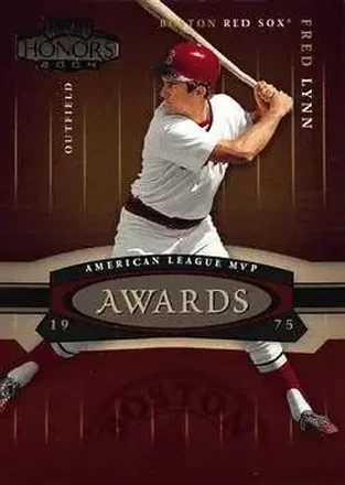 2004 Playoff Honors - Awards #A-2 - Fred Lynn - Boston Red Sox