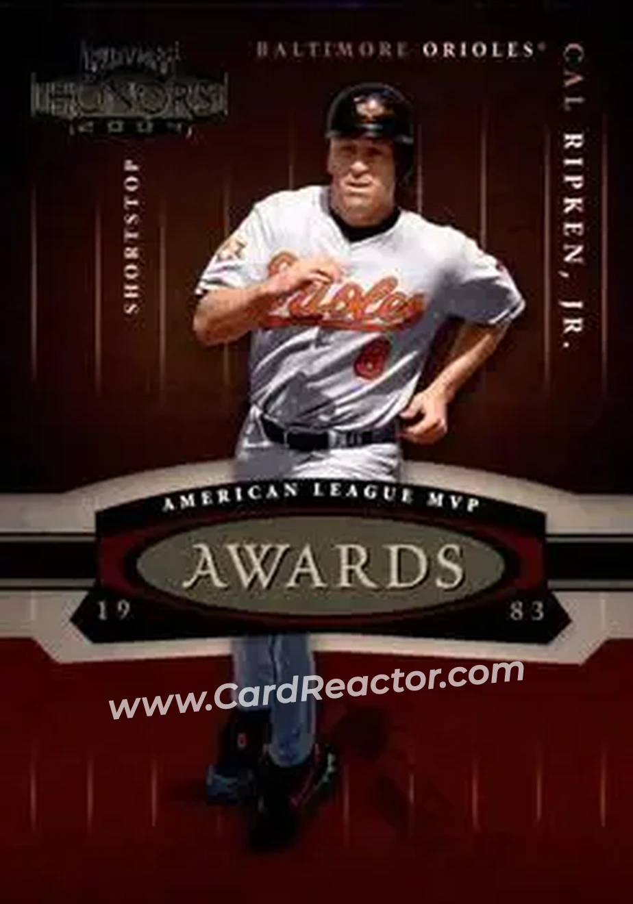 2004 Playoff Honors - Awards #A-4 - Cal Ripken - Baltimore Orioles - Front
