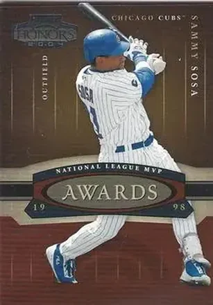 2004 Playoff Honors - Awards #A-10 - Sammy Sosa - Chicago Cubs