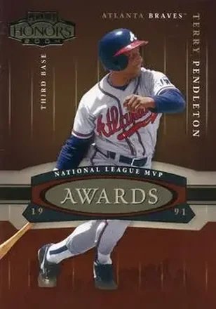 2004 Playoff Honors #A-11 Awards Terry Pendleton