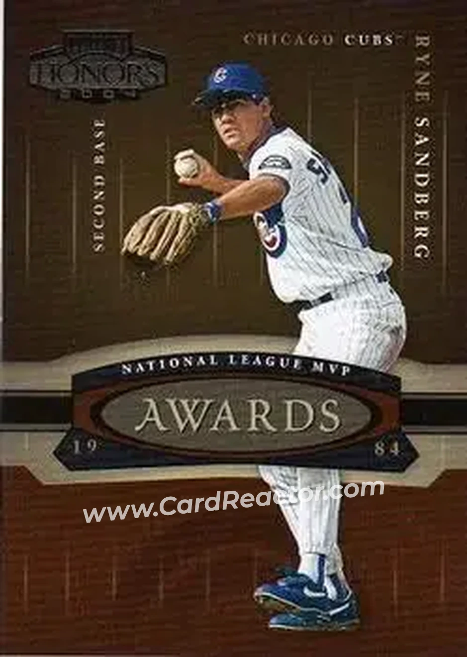2004 Playoff Honors - Awards #A-12 - Ryne Sandberg - Chicago Cubs - Front