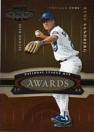2004 Playoff Honors - Awards #A-12 - Ryne Sandberg - Chicago Cubs