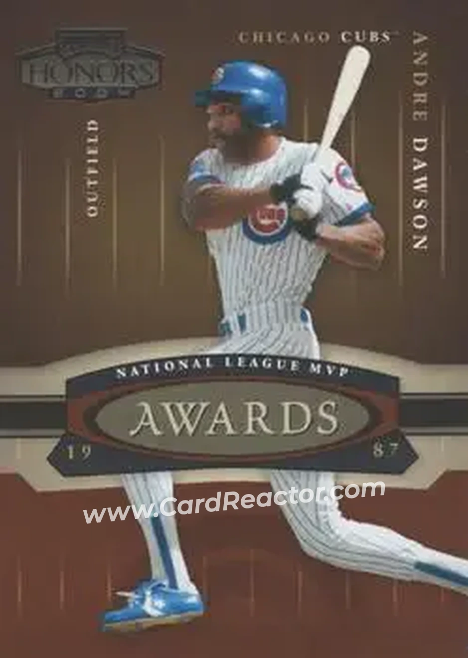 2004 Playoff Honors - Awards #A-13 - Andre Dawson - Chicago Cubs - Front
