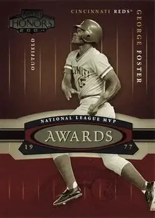 2004 Playoff Honors #A-14 Awards George Foster
