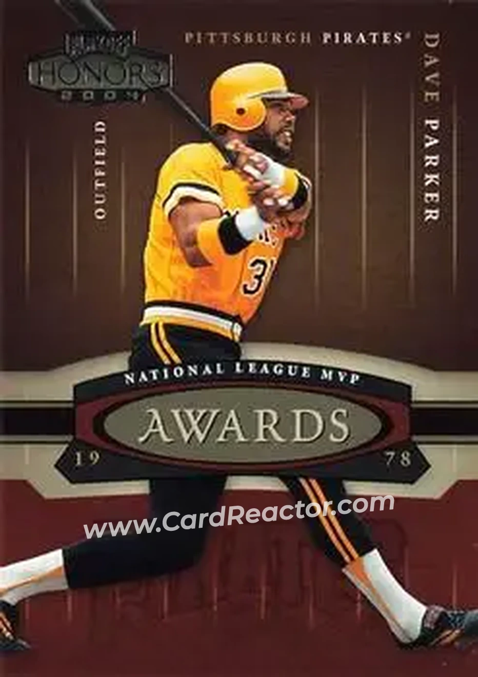 2004 Playoff Honors - Awards #A-15 - Dave Parker - Pittsburgh Pirates - Front
