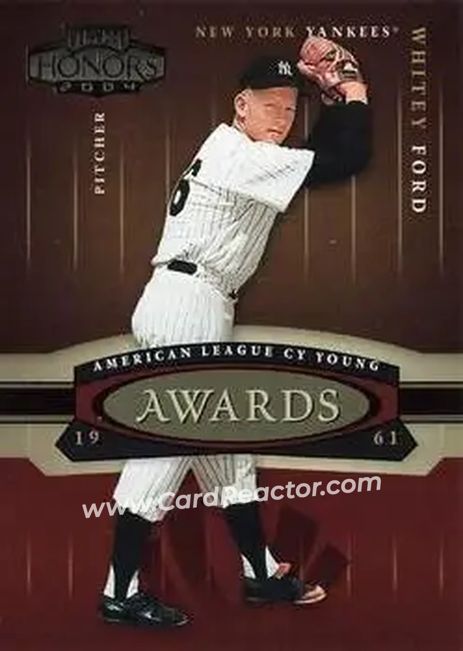 2004 Playoff Honors - Awards #A-19 - Ed "Whitey" Ford - New York Yankees - Front