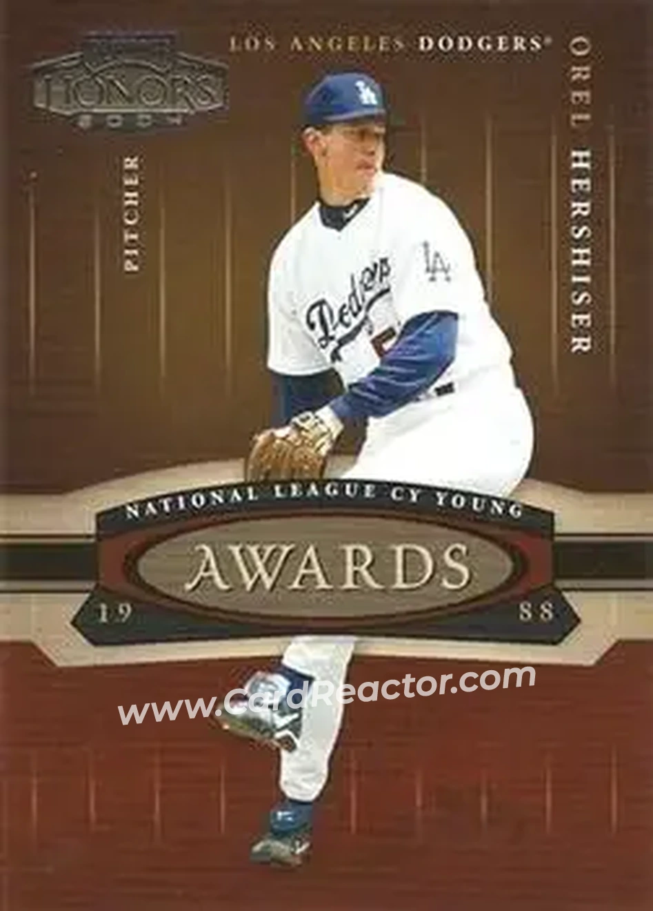 2004 Playoff Honors - Awards #A-21 - Orel Hershiser - Los Angeles Dodgers - Front