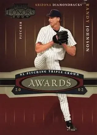 2004 Playoff Honors - Awards #A-25 - Randy Johnson - Arizona Diamondbacks