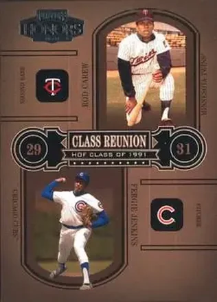 2004 Playoff Honors #CR-4 Class Reunion Rod Carew - Fergie Jenkins