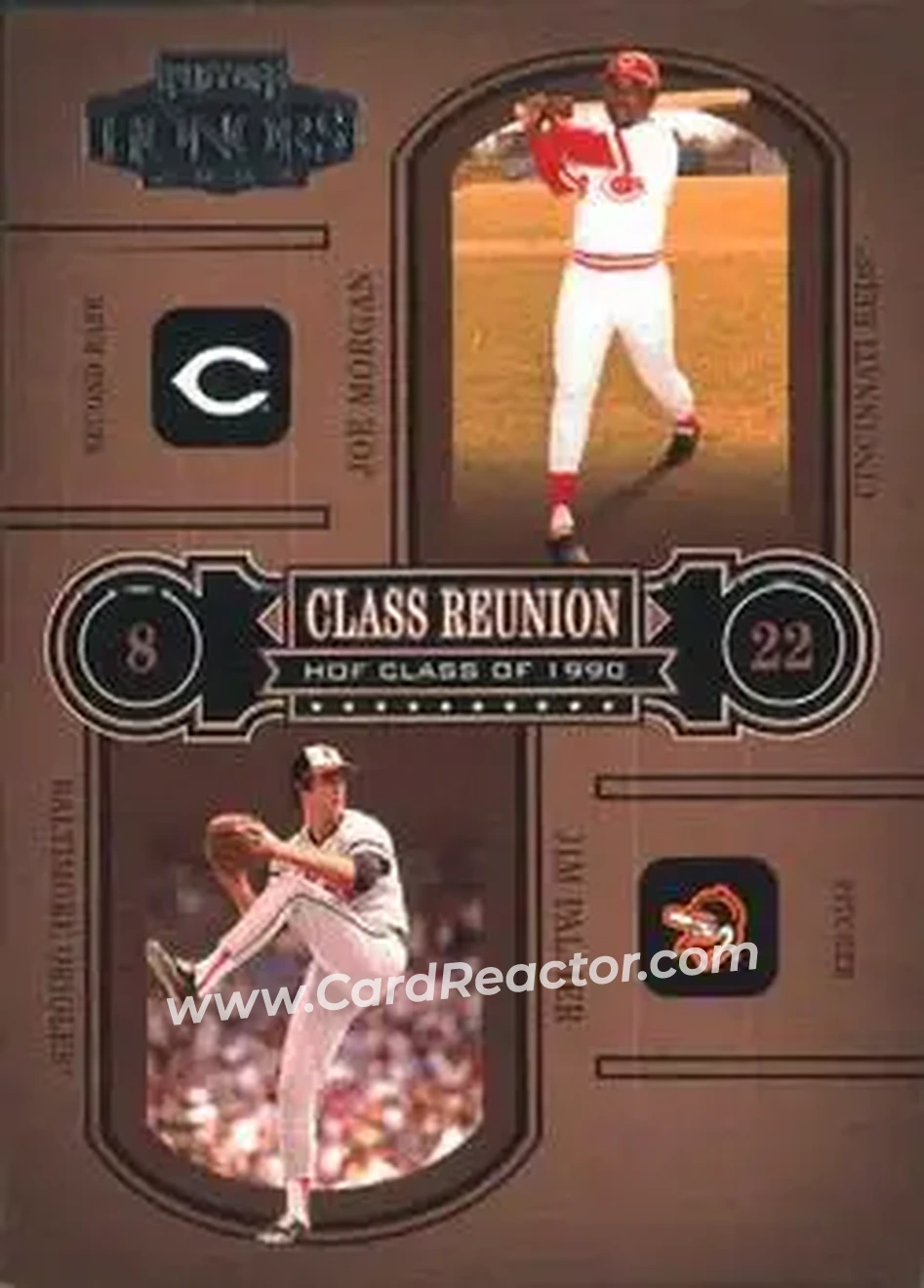2004 Playoff Honors - Class Reunion #CR-5 - Joe Morgan - Jim Palmer - Front