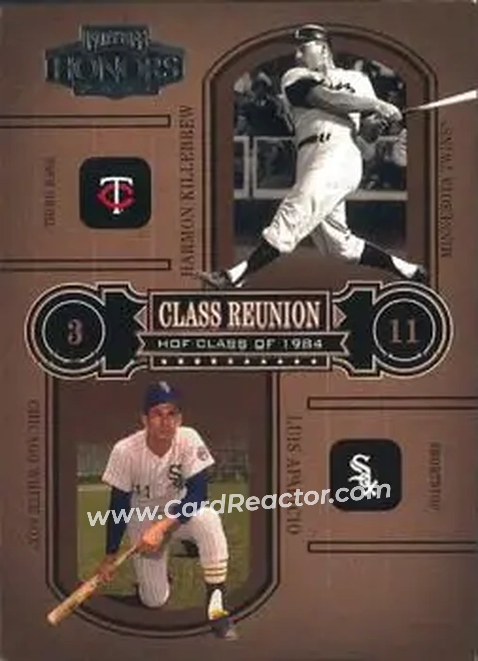2004 Playoff Honors - Class Reunion #CR-7 - Harmon Killebrew - Luis Aparicio - Front