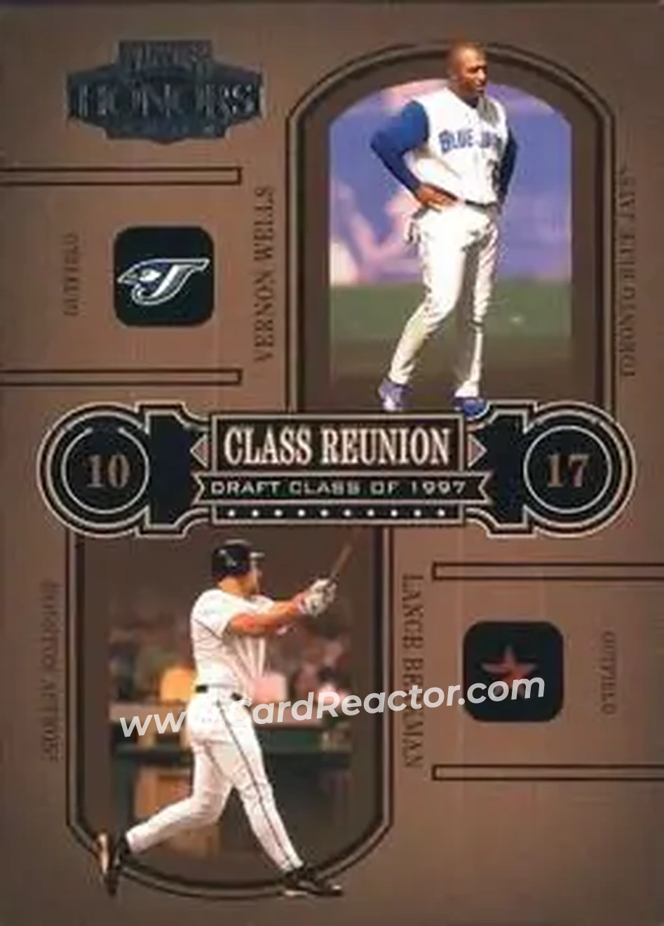2004 Playoff Honors - Class Reunion #CR-14 - Vernon Wells - Lance Berkman - Front