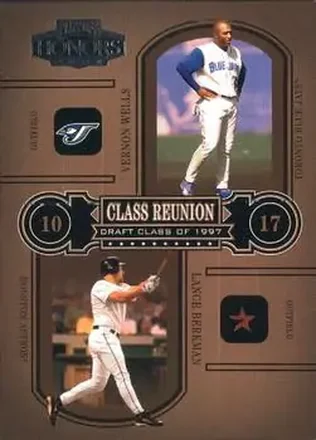 2004 Playoff Honors #CR-14 Class Reunion Vernon Wells - Lance Berkman