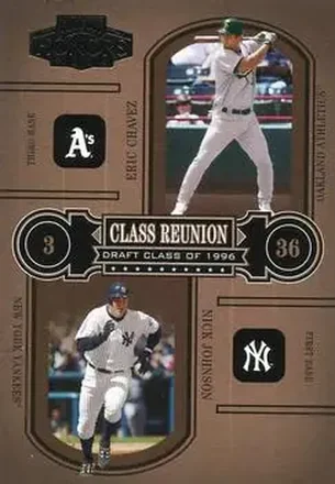 2004 Playoff Honors #CR-15 Class Reunion Eric Chavez - Nick Johnson
