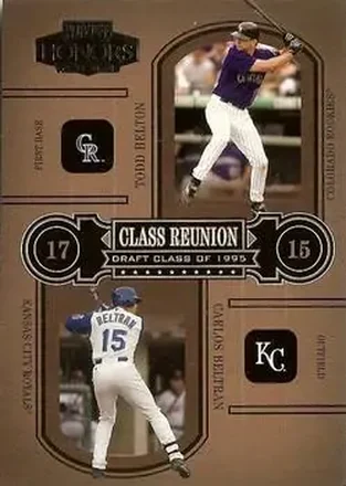 2004 Playoff Honors #CR-17 Class Reunion Todd Helton - Carlos Beltran