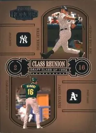 2004 Playoff Honors #CR-18 Class Reunion Derek Jeter - Jason Giambi