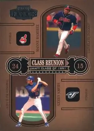 2004 Playoff Honors #CR-19 Class Reunion Manny Ramirez - Shawn Green