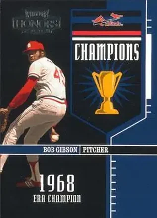 2004 Playoff Honors - Champions #C-3 - Bob Gibson - St. Louis Cardinals