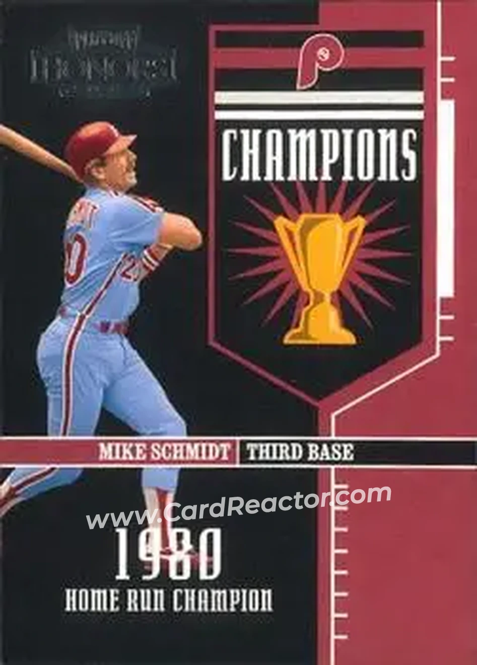 2004 Playoff Honors - Champions #C-4 - Mike Schmidt - Philadelphia Phillies - Front