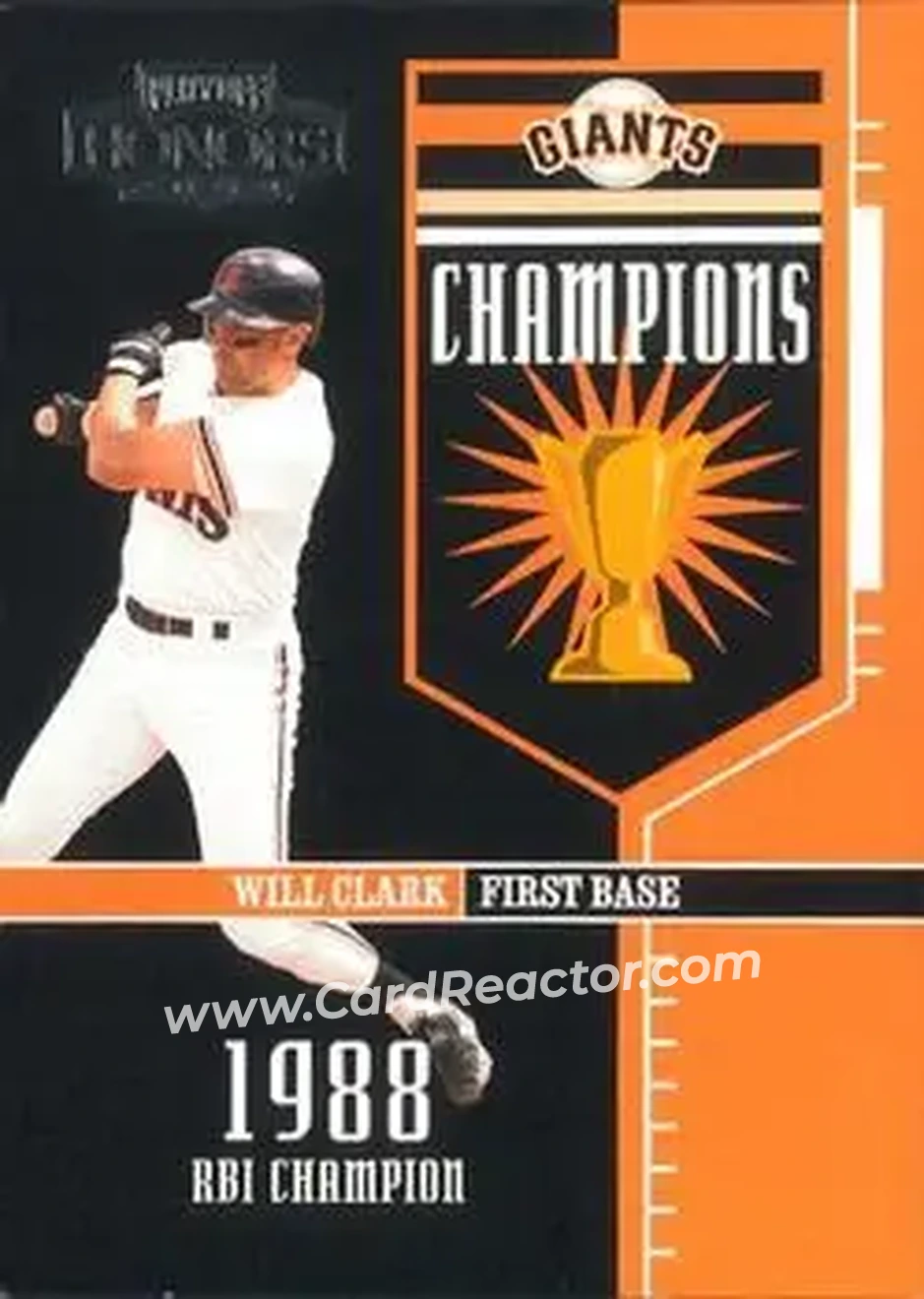 2004 Playoff Honors - Champions #C-7 - Will Clark - San Francisco Giants - Front