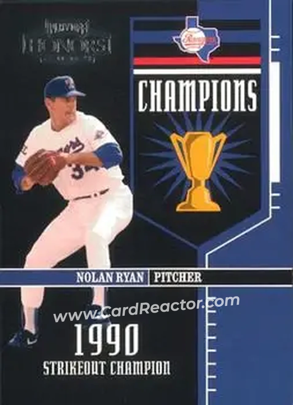 2004 Playoff Honors - Champions #C-8 - Nolan Ryan - Texas Rangers - Front
