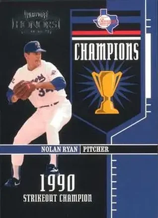 2004 Playoff Honors - Champions #C-8 - Nolan Ryan - Texas Rangers