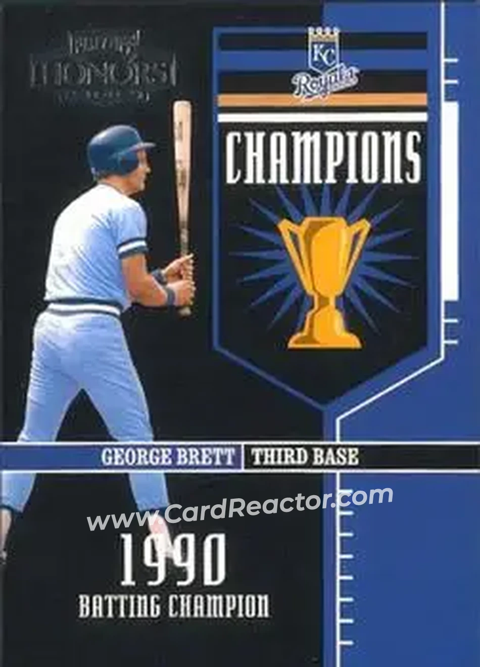 2004 Playoff Honors - Champions #C-11 - George Brett - Kansas City Royals - Front 2004 Playoff Honors - Champions #C-11 - George Brett - Kansas City Royals - Front