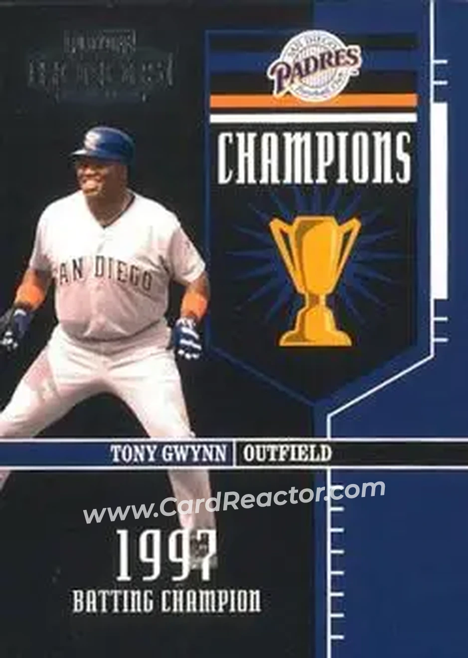 2004 Playoff Honors - Champions #C-12 - Tony Gwynn - San Diego Padres - Front