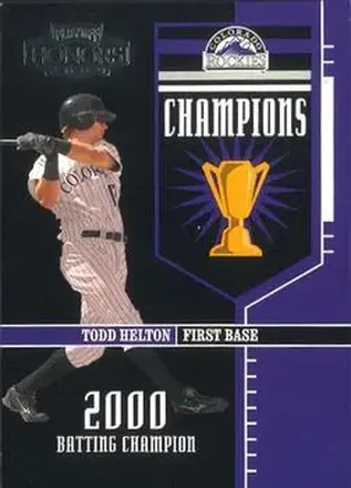 2004 Playoff Honors - Champions #C-13 - Todd Helton - Colorado Rockies