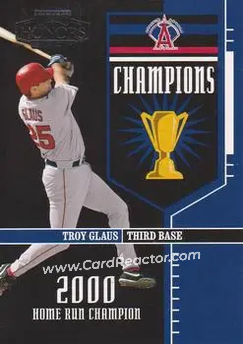 2004 Playoff Honors - Champions #C-14 - Troy Glaus - Anaheim Angels - Front