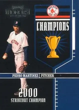 2004 Playoff Honors - Champions #C-16 - Pedro Martinez - Boston Red Sox