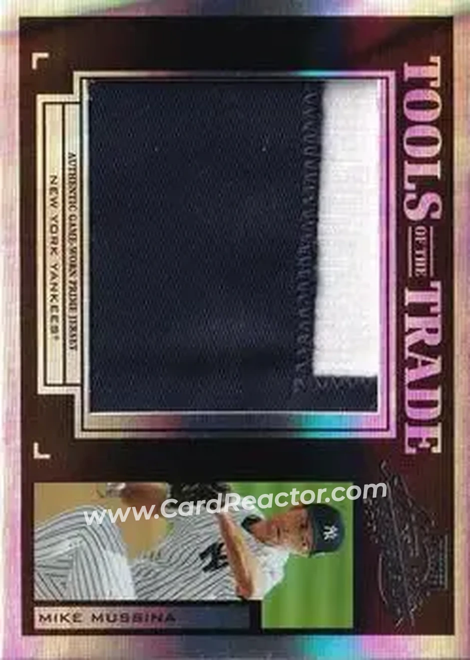 2004 Playoff Absolute Memorabilia - Tools of the Trade Material Single Jumbo PS #TT-98 - Mike Mussina - New York Yankees - Front