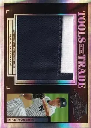 2004 Playoff Absolute Memorabilia - Tools of the Trade Material Single Jumbo PS #TT-98 - Mike Mussina - New York Yankees