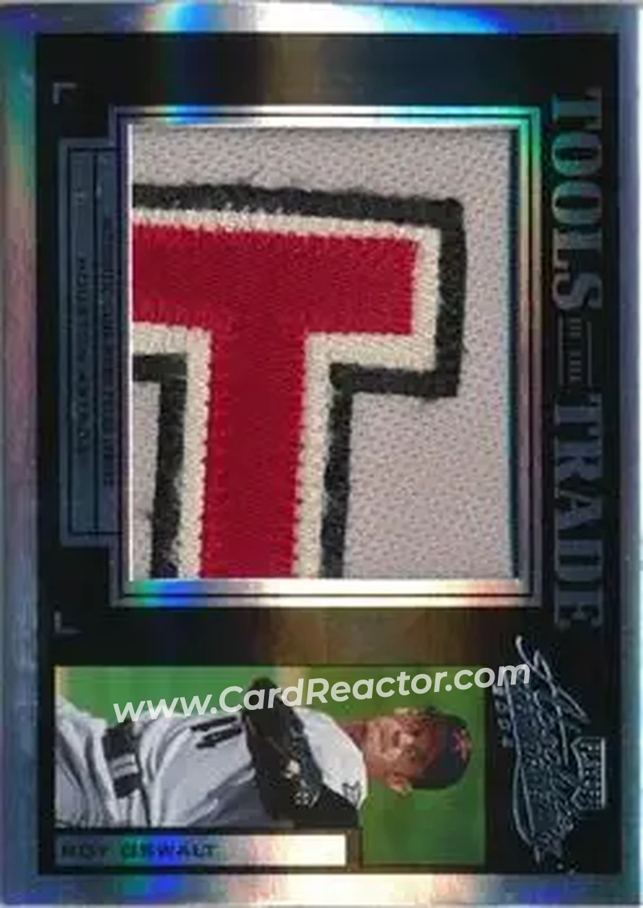 2004 Playoff Absolute Memorabilia - Tools of the Trade Material Single Jumbo PS #TT-130 - Roy Oswalt - Houston Astros - Front